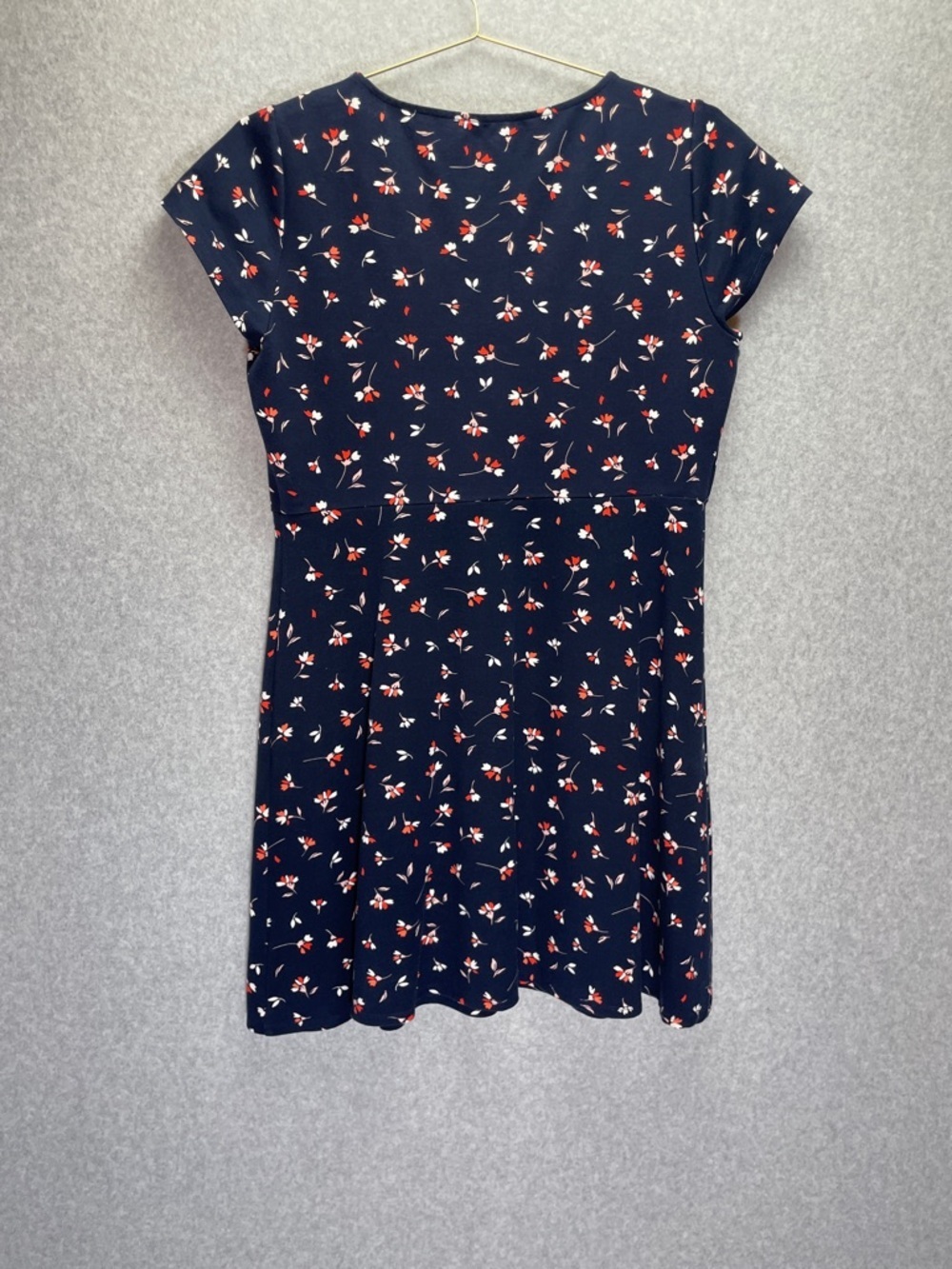 Draper James Floral Print Ponte Stretch Knit Knee Length Dress - Picture 4 of 4
